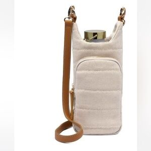 👜 WANDERFULL Oatmeal Canvas Hydrobag™ with Vegan Leather Strap 💧- NWT